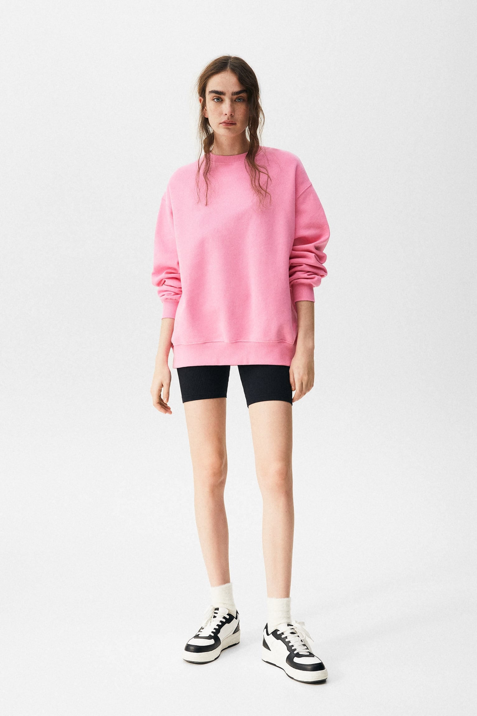 Basic Oversize Fleece Sweatshirt - immagine 4